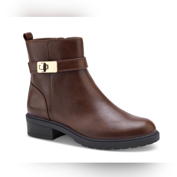 Giani Bernini Shoes - Giani Bernini Becca Buckled Booties, Mocha 5M